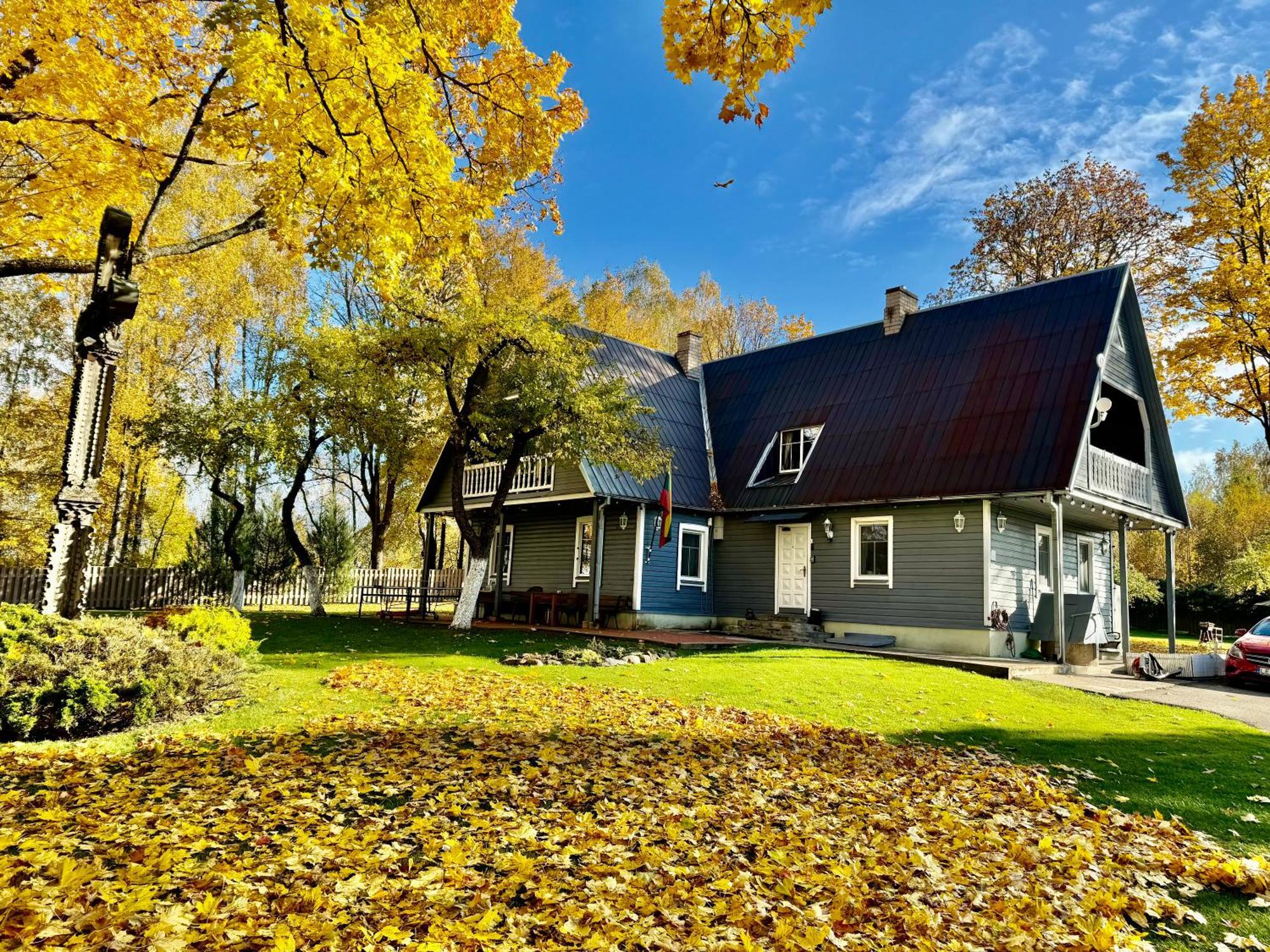 Maple House - Sodyba Tarp Klevu Utena Kültér fotó
